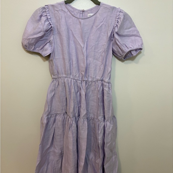 Zara Other - Zara Lilac Girls Puff Sleeve Kids Dress